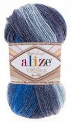 Пряжа Alize Суперлана Класик Батик
