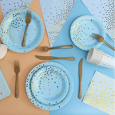 Краски холи, небесные фонарики, яркие праздники экспресс — Праздничная посуда