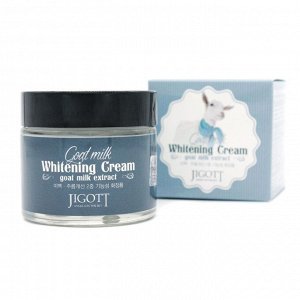 Jigott Крем для лица отбеливающий с экстрактом козьего молока, 70 мл Jigott Goat Milk Whitening Cream