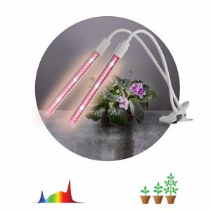 Светильник для растений на прищепке ЭРА FITO-20W-АLED-L полного спектра 12 Вт белый Б0049550