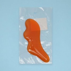 Массажёр Гуаша «Дельфин», 11,5 x 4,5 см, цвет оранжевый