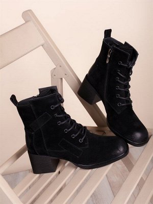 Модные женские ботинки/ Полусапожки на удобном каблуке D1-7060