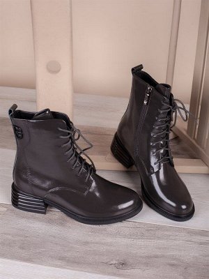 Женские ботинки / Удобные ботинки на байке  D1-1043