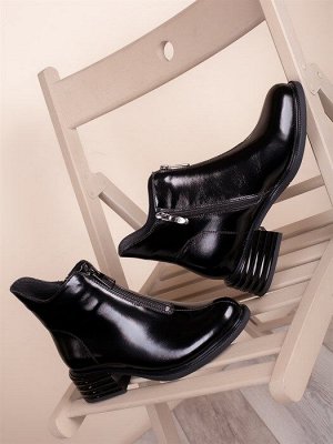 Женские ботинки / Удобные ботинки на байке  D1-1038