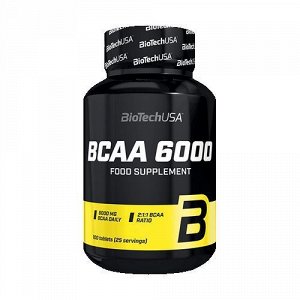 Аминокислоты BCAA BioTechUSA 6000 1500мг. - 100 таб.