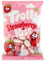Мармелад зефирный со вкусом клубники Trolli Kiss Клубничный поцелуй 100 гр