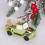 Ёлочная игрушка &quot;Новогодний экспресс&quot; 4*9*11 см, зелёный