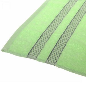 Полотенце махровое 100*150см "SILVER" цвет зеленый 10400 плотность 400гр/м2 с петелькой-подвесом