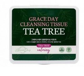 Очищающие салфетки с экстрактом зеленого чая	Grace Day Cleansing Tissue Tea Tree