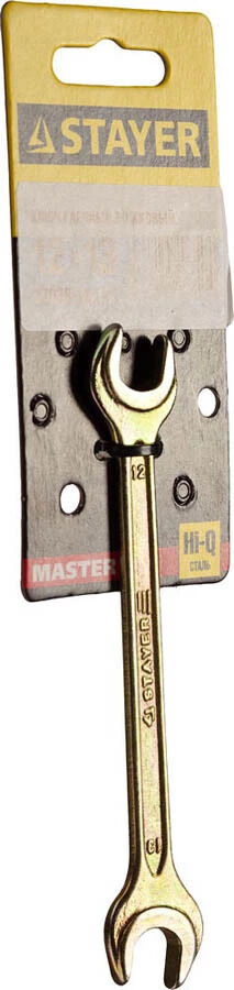 Рожковый гаечный ключ 12 x 13 мм
