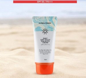 ALFREDO FEEMAS Солнцезащитный крем для лица с увлажняющим эффектом Daily Soft Touch Sun Bluck Cream SPF50 PA+++