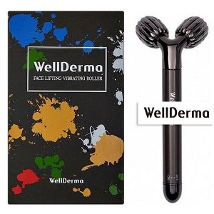 Роликовый массажер с вибрацией для лифтинг-эффекта WellDerma Face Lifting Vibrating Roller