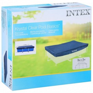Тент INTEX 28038, 300x201 см, на прямоугольный каркасный бассейн