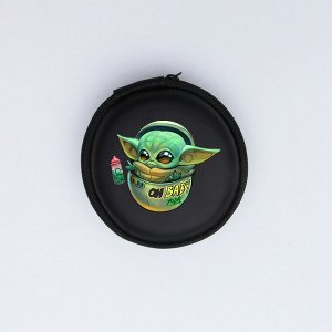 Мелочница, принт "YODA", цвет черный