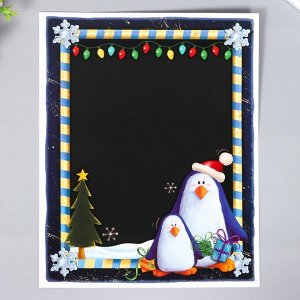 Декоративная наклейка "Пингвины" 30х38 см 9104521