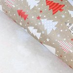 Бумага упаковочная крафтовая «Новогодний узор», 50 * 70 см