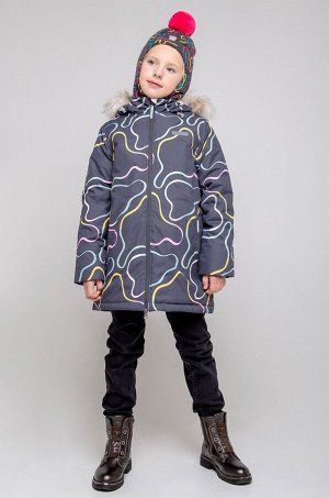 Зимнее пальто для девочки с легким утеплителем