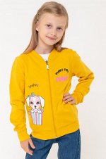 Бомбер для девочки из футера Bonito