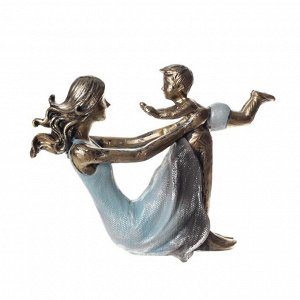 Фигурка полистоун «Мама с сыном», 9.5x6.5x17 см