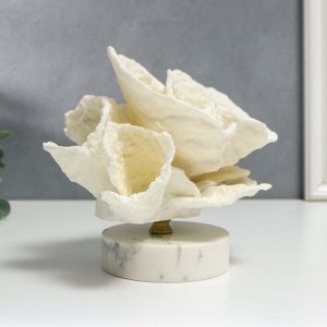 Сувенир интерьерный полистоун "Коралл в форме цветка" 17х15х18,5 см