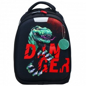 Рюкзак каркасный школьный Calligrata Danger, 3D, 38 х 30 х 16 см