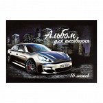 Альбом для рисования А5, 16 листов на скрепке &quot;Лучшее Авто&quot;, обложка мелованный картон, блок 100 г/м²