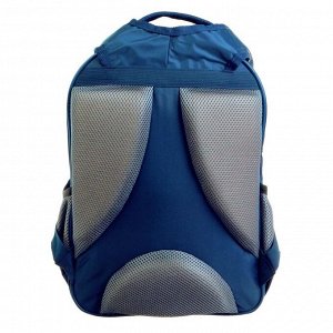 Рюкзак школьный Calligrata "Футбол", 36 х 23 х 13 см, эргономичная спинка, синий
