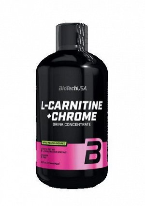 L-карнитин BioTechUSA L-Carnitine + Chrome - 500 мл (35.000мг)