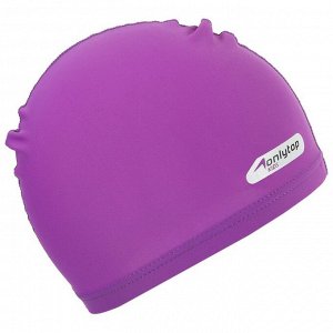Шапочка для плавания детская ONLYTOP SWIM, тканевая, обхват 46-52 см, цвет фиолетовый