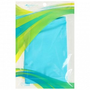 Шапочка для плавания детская ONLYTOP SWIM, тканевая, обхват 46-52 см, цвет голубой