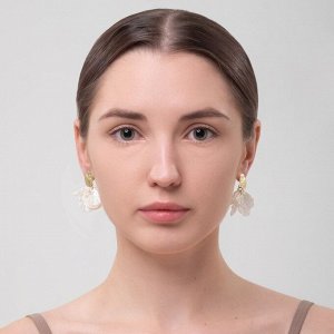 Серьги ассорти «Ветер» бабочка, малые, цвет белый в золоте
