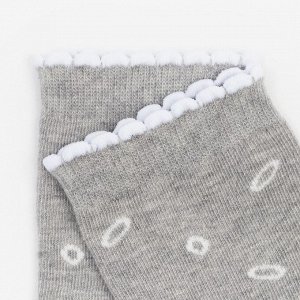 Носки детские, цвет серый меланж, размер 20 (31-33)