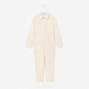 Комбинезон для девочки MINAKU: Casual collection KIDS, бежевый, рост