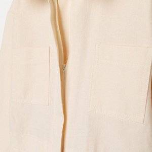 Комбинезон для девочки MINAKU: Casual collection KIDS, бежевый, рост
