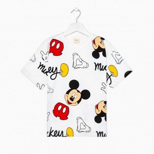 Футболка детская Mickey, цвет белый.
