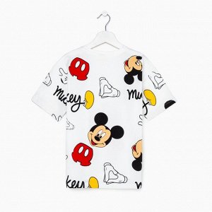 Футболка детская Mickey, цвет белый.