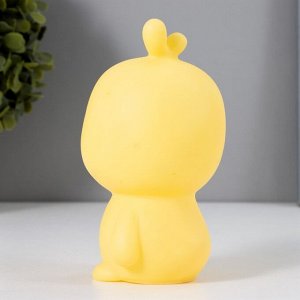 Фигурка светящаяся RISALUX «Утёнок», LED-ночник, от батареек, жёлтый, 7x8x13.5 см