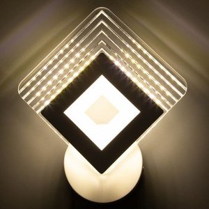 Бра "Квадрат" LED 14Вт 3000-4000К белый 24х19х4 см