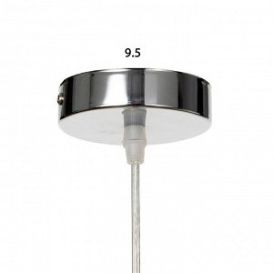 Светильник BayerLux 2480/1BK E27 40Вт тонированный 26х26х26-126 см