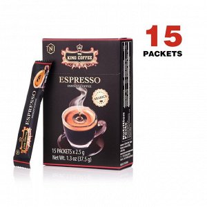 Растворимый кофе King black Espresso 15 стиков