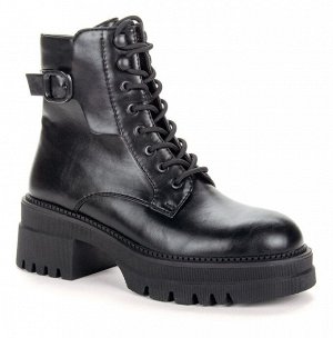 928020/07-01 черный иск.кожа женские ботинки (О-З 2022)