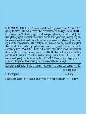 Триптофан BioTechUSA L-Tryptophan - 60 капс.