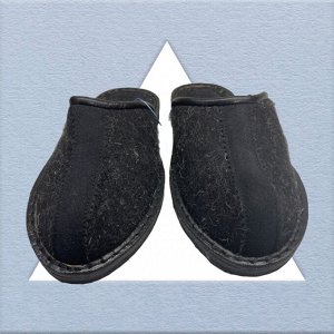 Тапочки войлочные без пятки Bogts (36-37, черный)