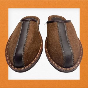 Тапочки войлочные без пятки Bogts (40-41, коричневый )