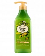 Shower Mate/ Гель для душа Шауэр Мэйт Оливки и зеленый чай 550г