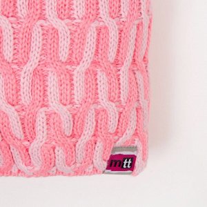 Шапка для девочки, цвет ярко-розовый, размер 52-54