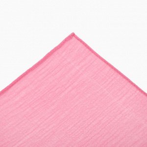 Платок текстильный, цвет розовый, размер 70х70