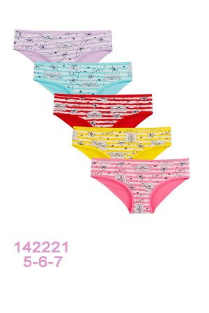 Трусы для девочек( подростковые/цветные) 142221