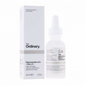 Сыворотка с ниацинамидом 10% и цинком 1% (30мл) THE ORDINARY NIACINAMIDE 10% + ZINC 1% (30ml)