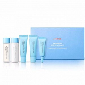 Laneige Набор миниатюр увлажняющий с гиалуроновой кислотой Waterbank Blue Hyaluronic 5 Step Essential Kit